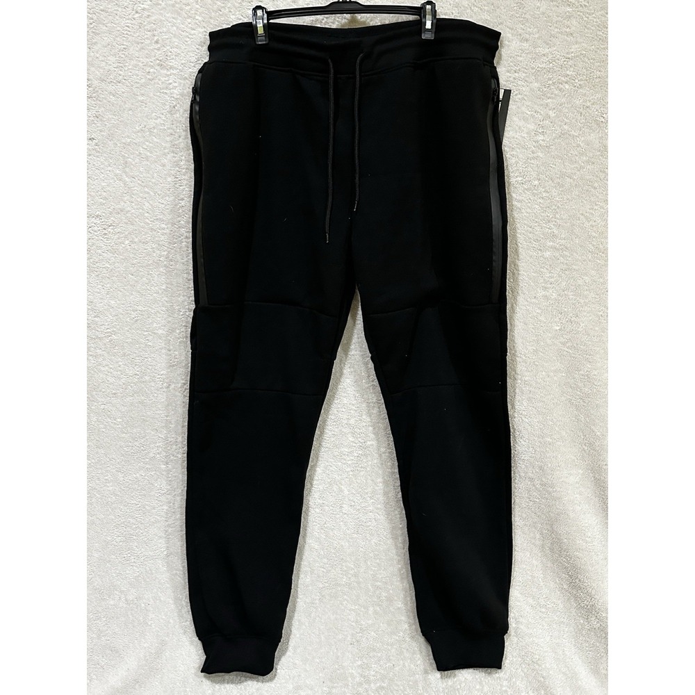 NWT Southpole Men's Joggers Pants Black -‎ Size 4XB